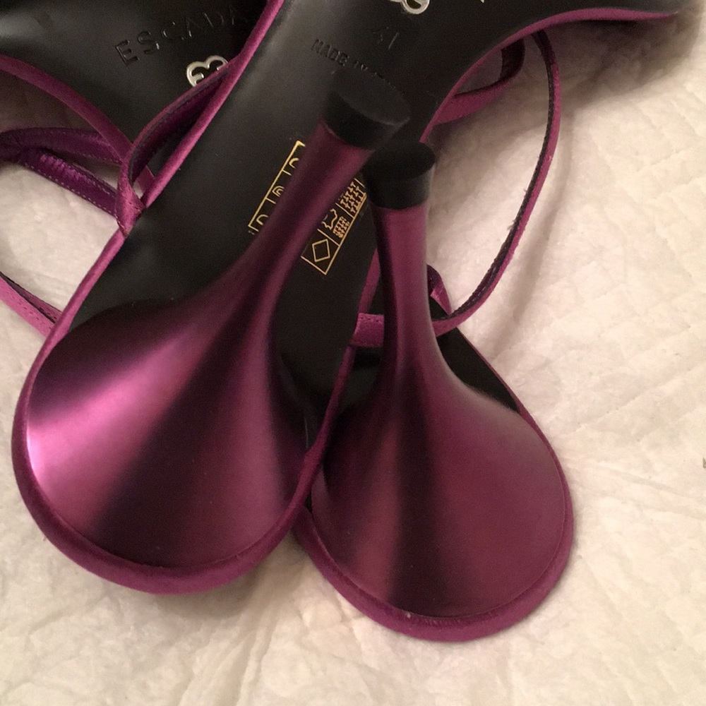 Escada purple crystal sandals - Picture 6 of 6